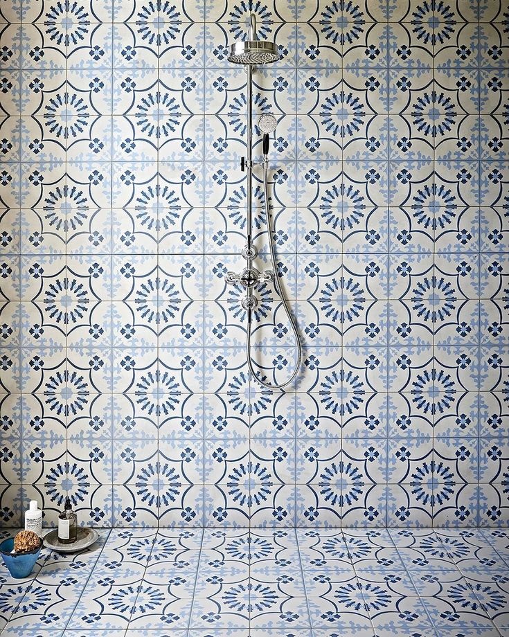 Azulejos baño baldosa hidráulica