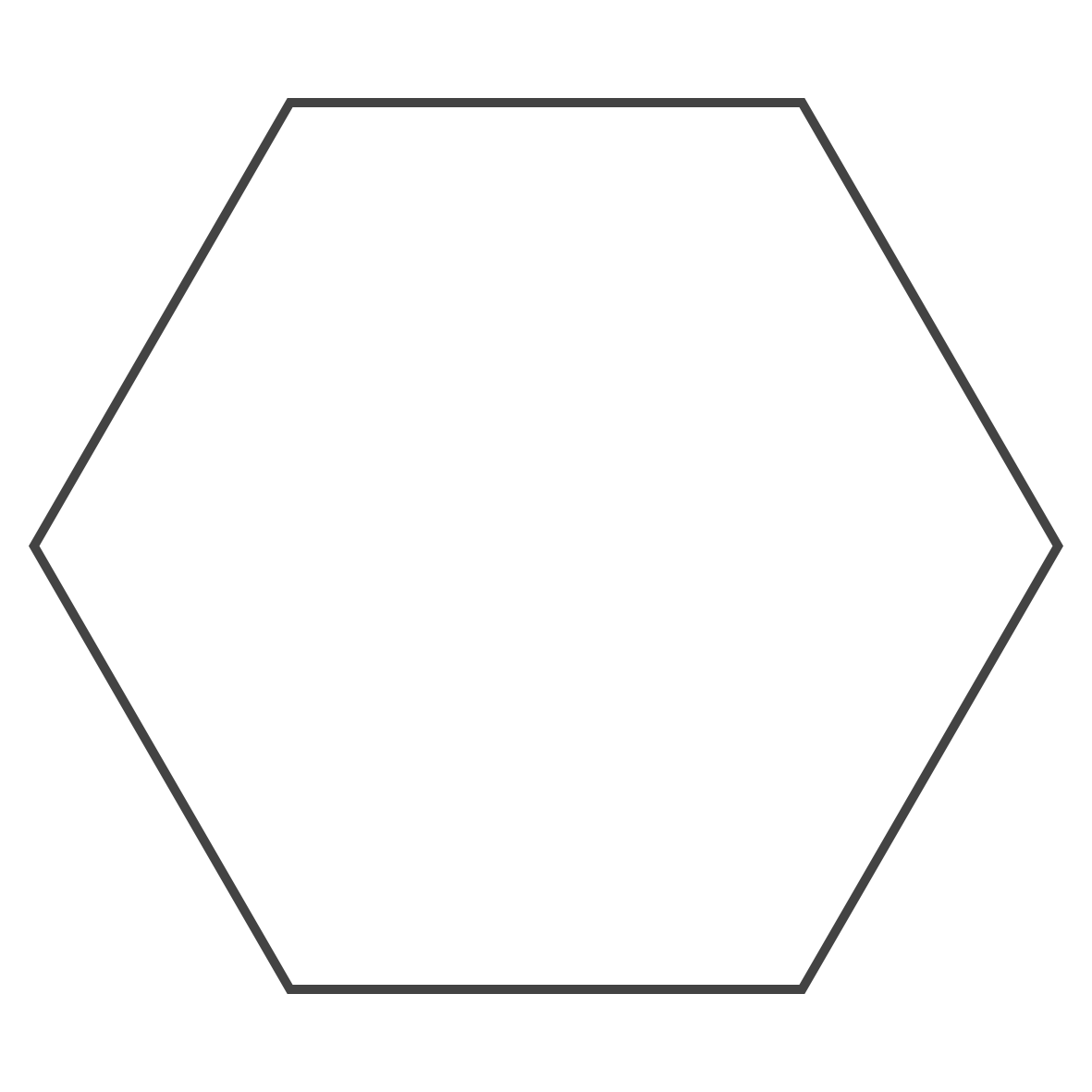 Hexagonal 27x31