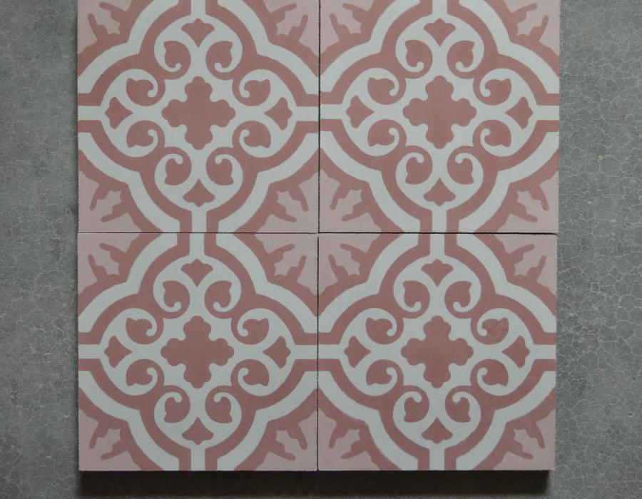 Floral Style Handmade Cement Tile 