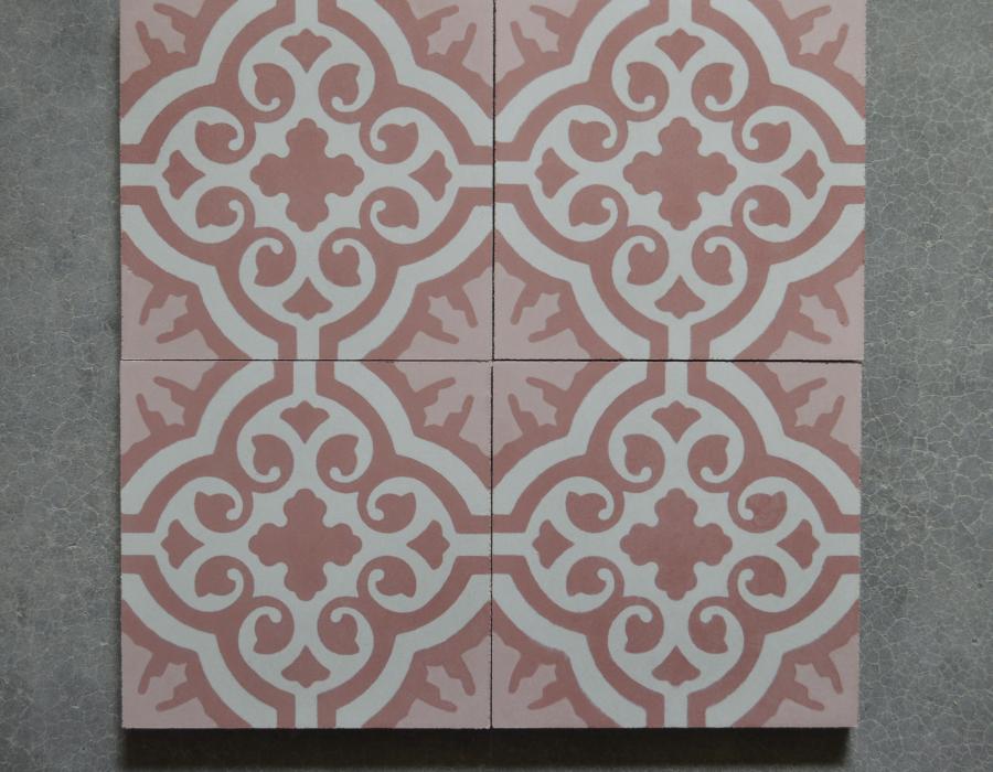 Floral Style Handmade Cement Tile 